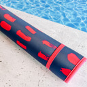 Navy & Pink Neoprene Poolside Seating Mat