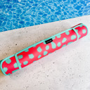 Pink Cheetah Neoprene Poolside Seating Mat