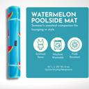 Watermelon Neoprene Poolside Seating Mat