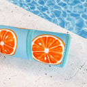 Oranges Neoprene Poolside Seating Mat