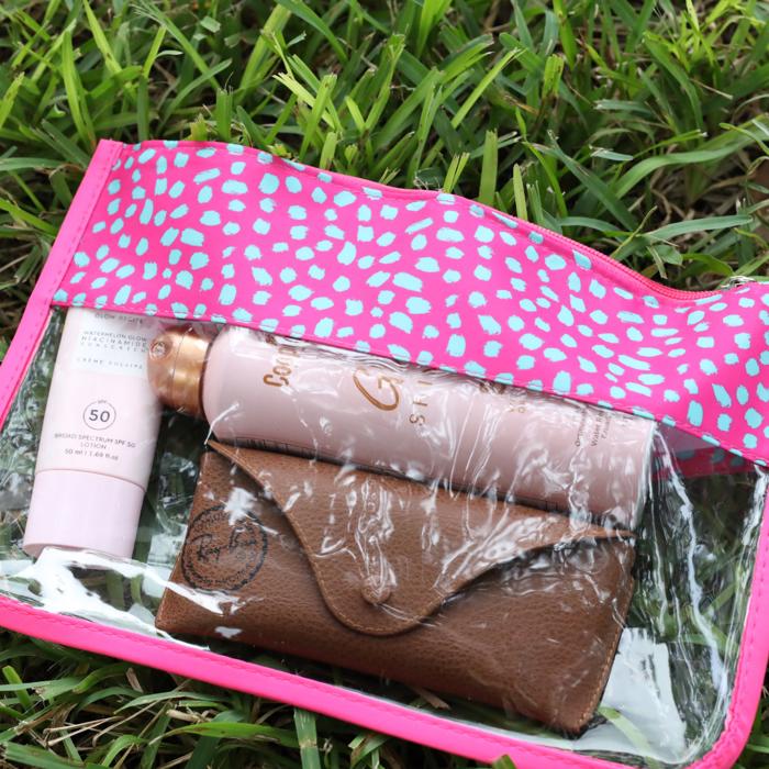 PVC Clear Zippered Pouch