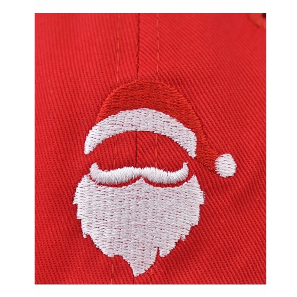 Cotton Adjustable Embroidered Merry Xmas  Baseball Hats