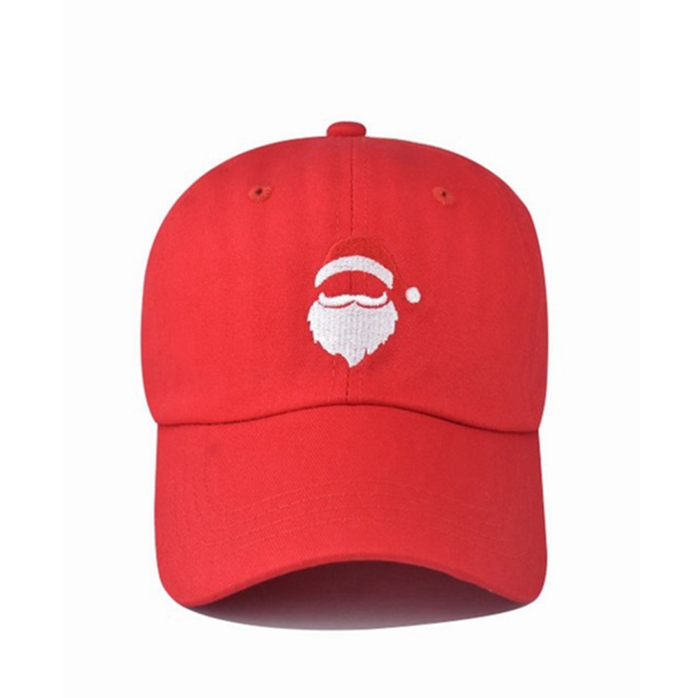 Cotton Adjustable Embroidered Merry Xmas  Baseball Hats