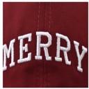  Cotton Adjustable Embroidered Merry Xmas  Baseball Hats