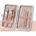  10pcs Manicure Set, Nail Clippers Kit, Stainless Steel Manicure Kit, Nail Clipping Tools Portable Travel Grooming Kit, The Best Gift with Luxurious Case