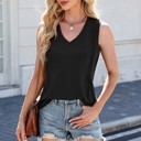  V neck Sleeveless Tank Tops