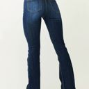  Women's Bell Bottom Jeans Stretchy Mid Rise Flare Jeans Denim Pants