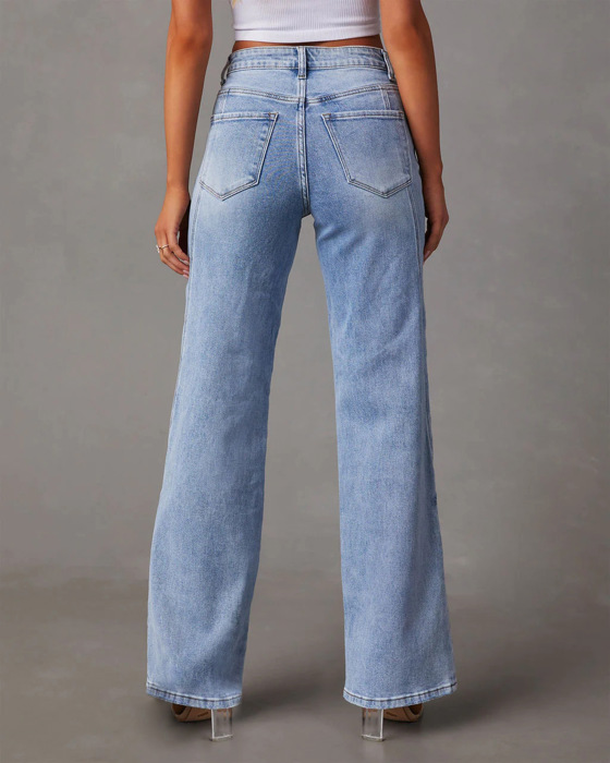 High Rise Stretch Jeans