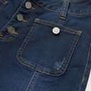  High Waist Jeans Vintage Stretch Bootcut Denim Trouser with Pocket