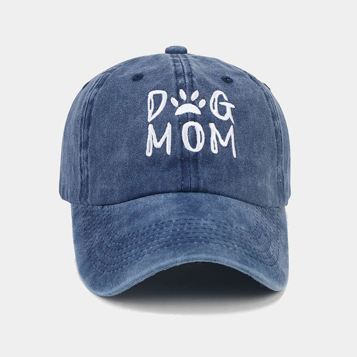 Dog Mom Embroidered Baseball Cap For Man And Women