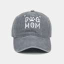 Gray Gray Dog Mom Embroidered Baseball Cap For Man And Women