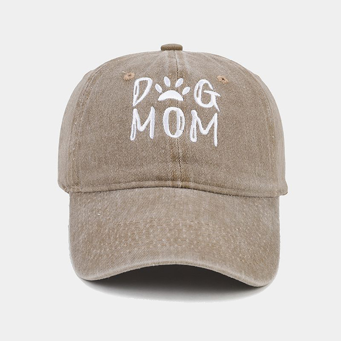 Dog Mom Embroidered Baseball Cap For Man And Women