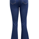  High Waist Jeans Vintage Stretch Bootcut Denim Trouser with Pocket