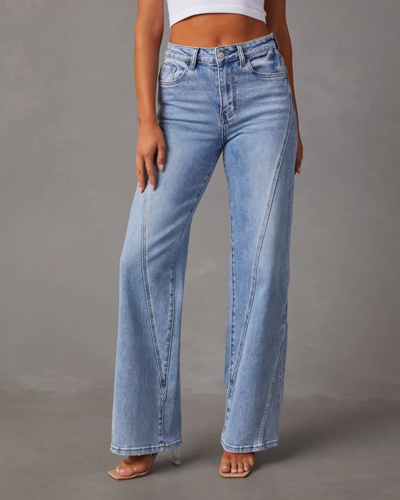 High Rise Stretch Jeans