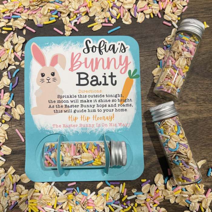 Personalized Bunny Bait for Easter