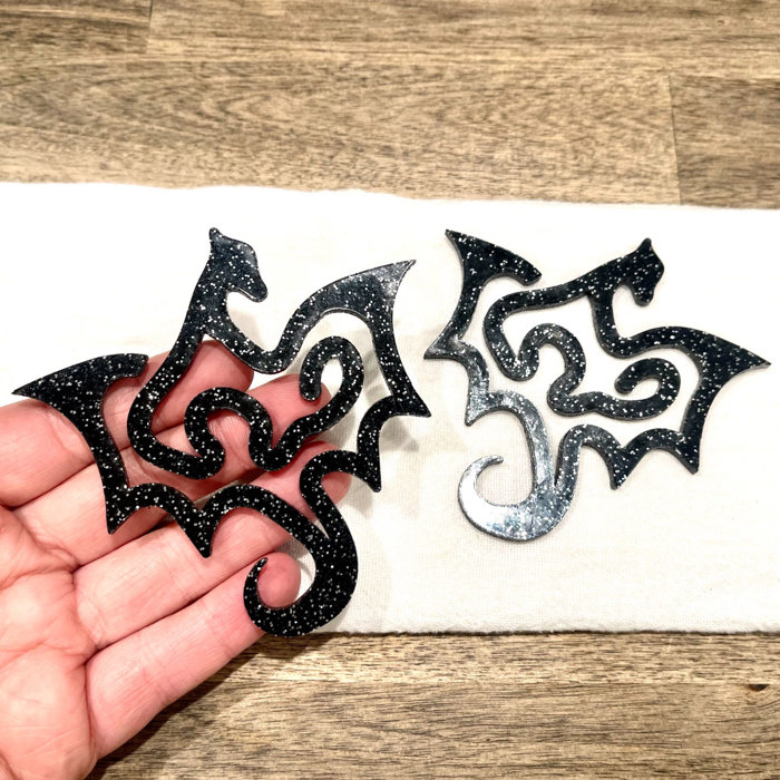 Acrylic Dragon Paperclip Bookmark