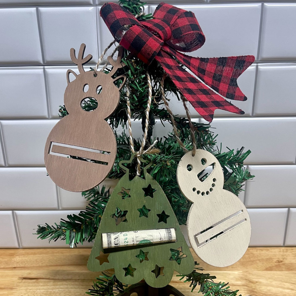 Cash Holder Christmas Ornaments