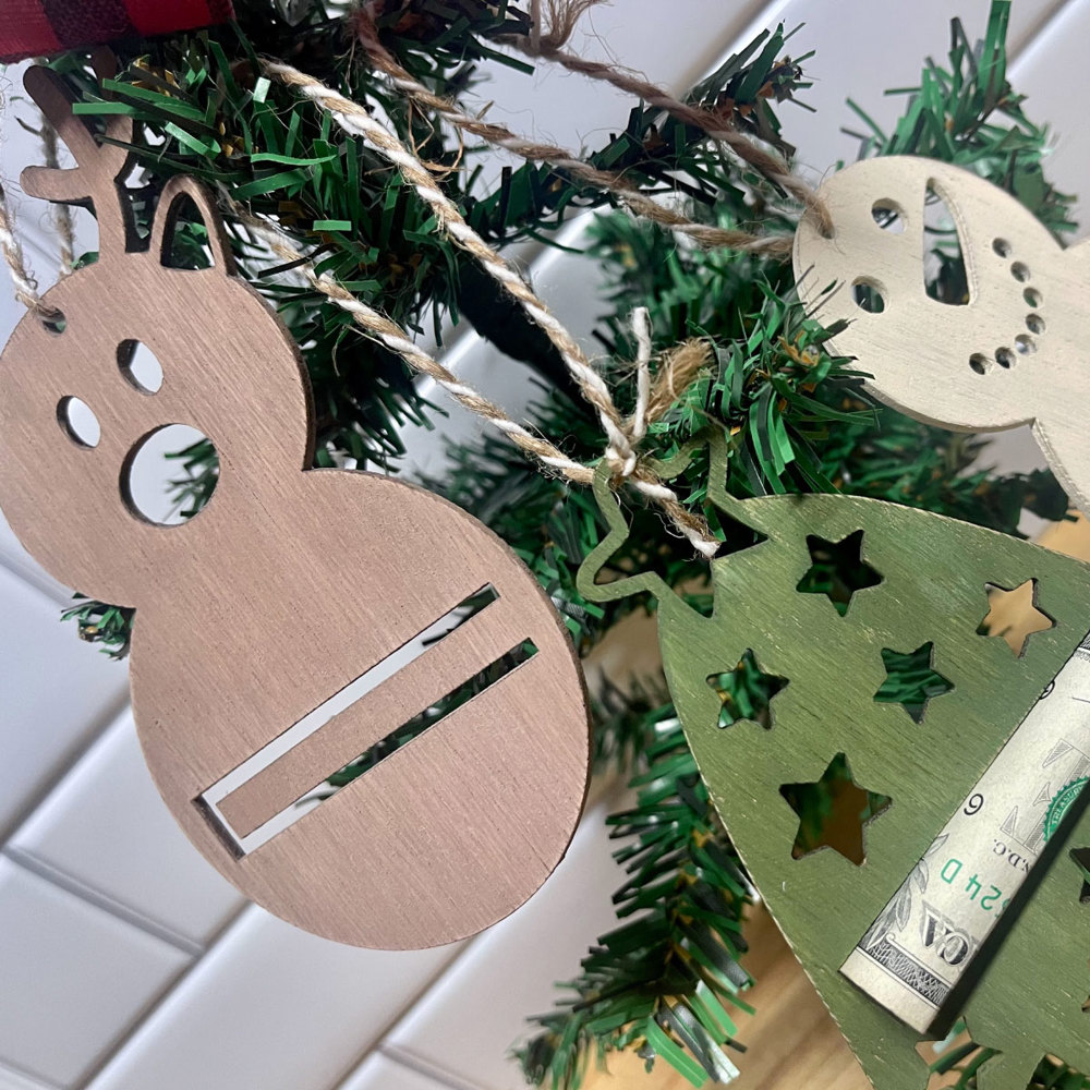 Cash Holder Christmas Ornaments