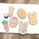  DIY Easter Magnet Craft Set for Kids | 24 Magnets Total