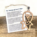  The Journey of Love & Hope -  Gift of Strength Story Card Ornament