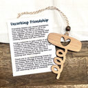  Uncorking Friendship - Best Friend Story Card Ornament Gift 