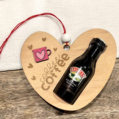 Coffee Shooter Holder Friendship Valentine Ornament