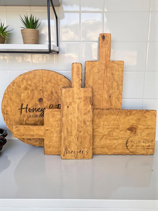 Extra Large Rustic Charcuterie Board - Engraved