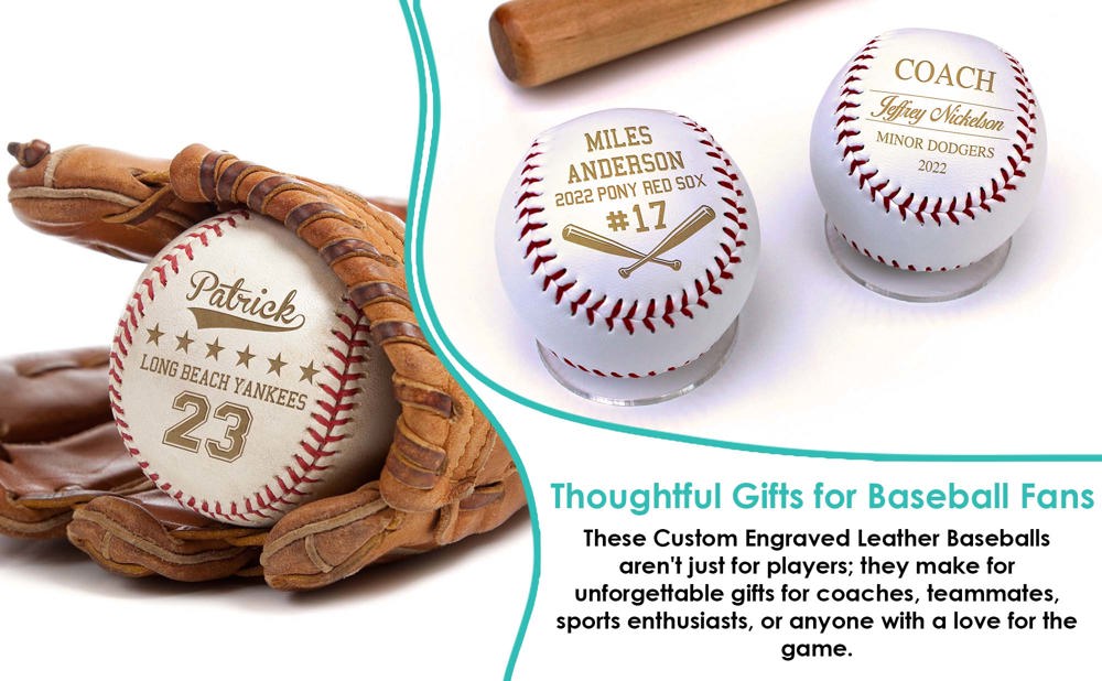 Personalized Leather Baseballs