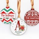  Personalized Christmas Ornaments