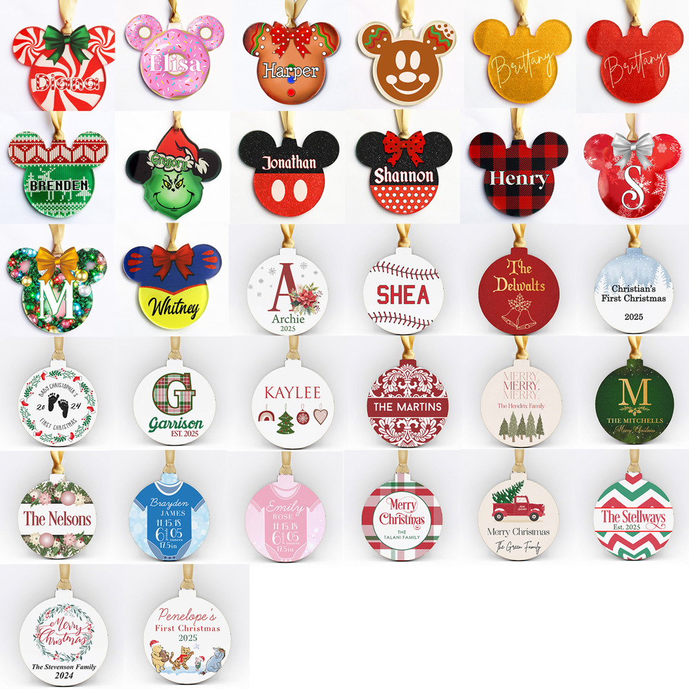 Personalized Christmas Ornaments