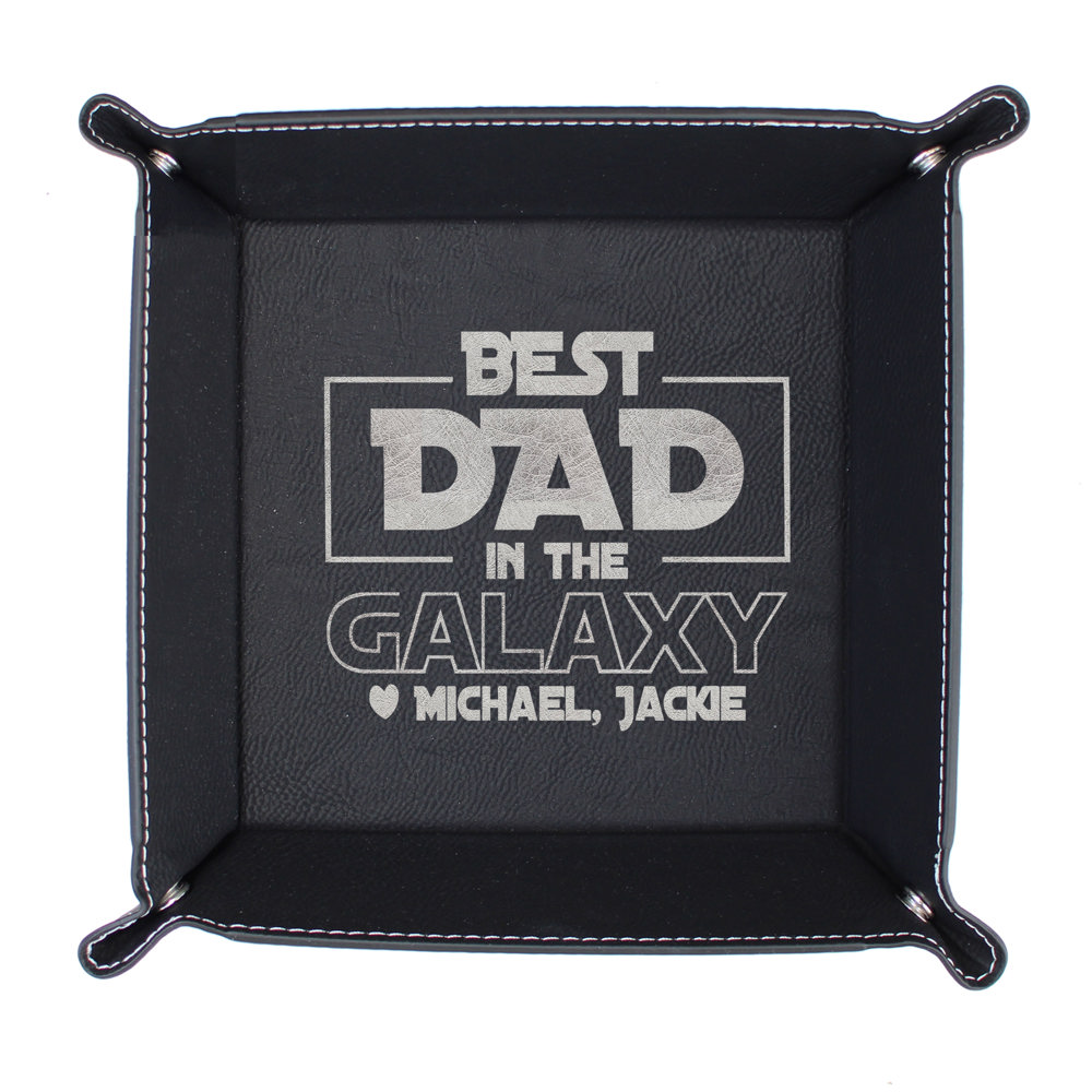 Personalized Leather Tray Tray