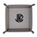 3 Monogram Initial Personalized Leather Tray for Dad