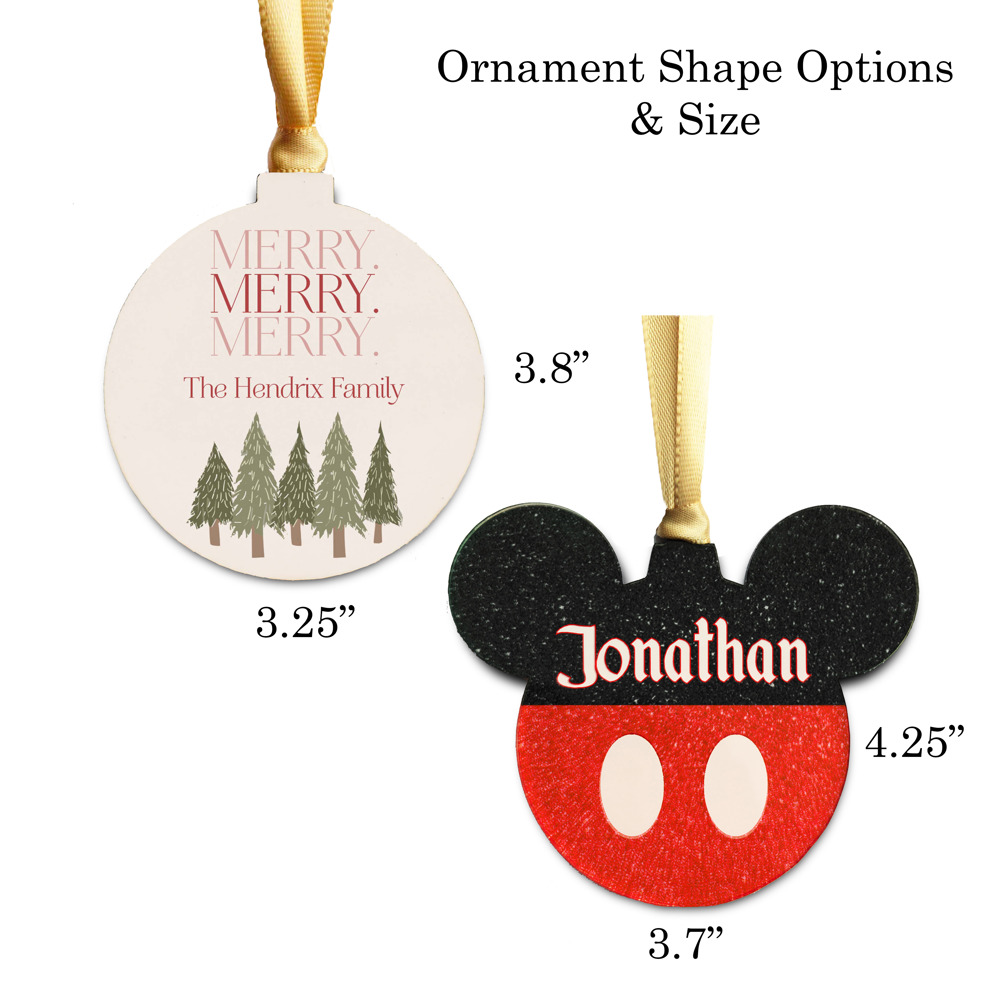 Personalized Christmas Ornaments