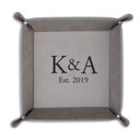 K & A Personalized Leather Tray Tray