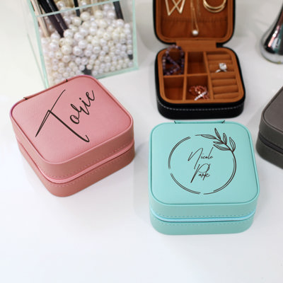 Personalized Travel Jewelry Box