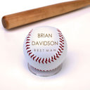 Brian Davidson Personalized Leather Baseballs