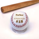 Parker Personalized Leather Baseballs