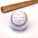 Rebecca Hearth Personalized Leather Baseballs