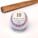 Rodger Lenny Personalized Leather Baseballs