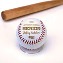 Senior Personalized Leather Baseballs