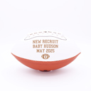 New Recruit Personalized Football