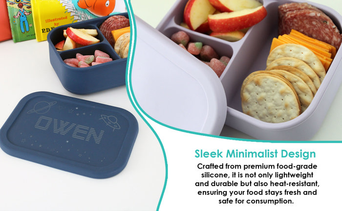 Personalized Silicone Kid's Bento Box