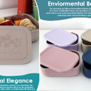  Personalized Silicone Kid's Bento Box