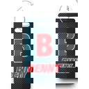 Blue Carbon Fiber Baseball Bag Tag