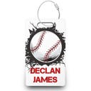 Broken Wall Baseball Bag Tag