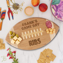 Frank's Game Day Personalized Football Cutting board