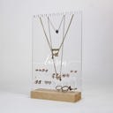 Vertical Rectangle Necklace Personalized Jewelry Stand