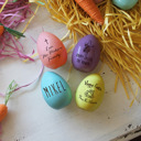  Personalized Wood Easter Eggs