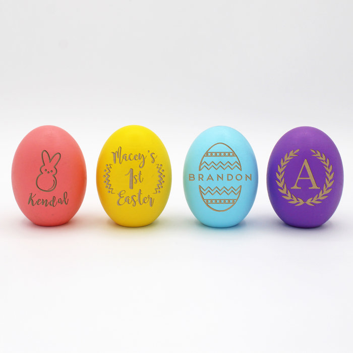 Personalized Wood Easter Eggs