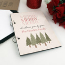 Merry Merry Merry Personalized Cards of Christmas Past Card Book